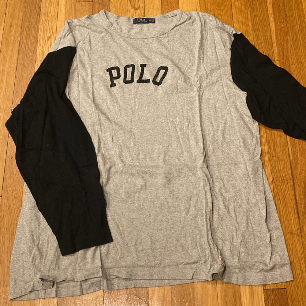 Polo spell out baseball t shirt